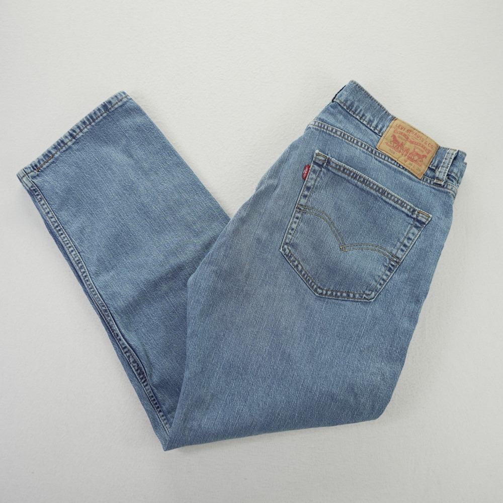Levis 505 Regular Fit Jeans Mens 36x29 Blue Denim Straight Leg Pants